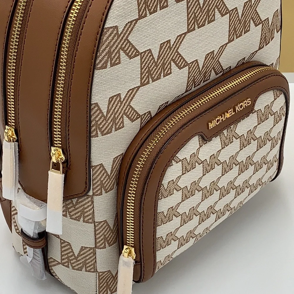 MICHAEL KORS Jaycee Medium Logo Jacquard Backpack Luggage color